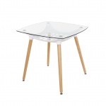 Aspen Small Glass Top Dining Table