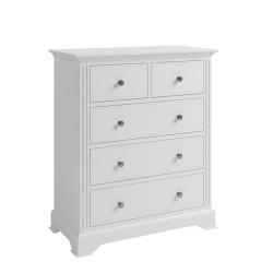 Brighton Painted White 5 Drawer Chest