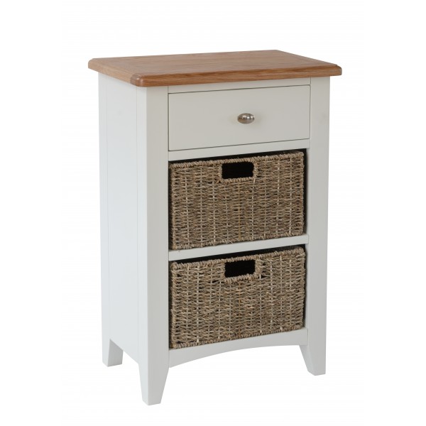 Goodwood Painted 2 Basket Hall Cabinet