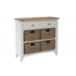 Goodwood Painted 4 Basket Hall Cabinet