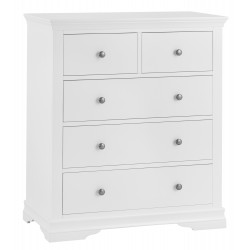 Findon White 5 Drawer Chest