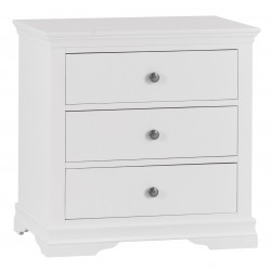 Findon White 3 Drawer Chest