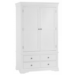 Findon White Gents Double Wardrobe