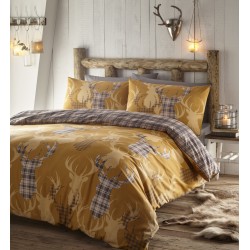 Tartan Stag Duvet Set