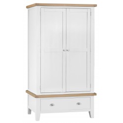 Tangmere White Gents Double Wardrobe