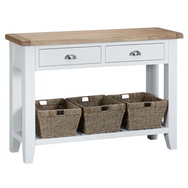 Tangmere White Large Console Table