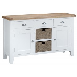Tangmere White Large Sideboard