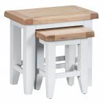 Tangmere White Nest of Tables 2