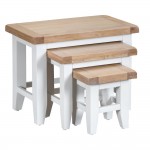 Tangmere White Nest of Tables 3 Tangmere White Nest of Tables 3