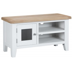 Tangmere White Small Tv Cabinet
