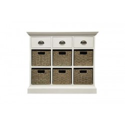 Tudor 3 Drawer Hall Cabinet