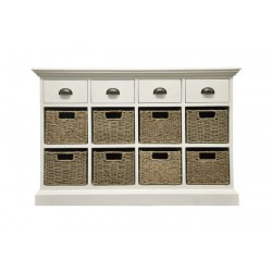Tudor 4 Drawer Hall Cabinet